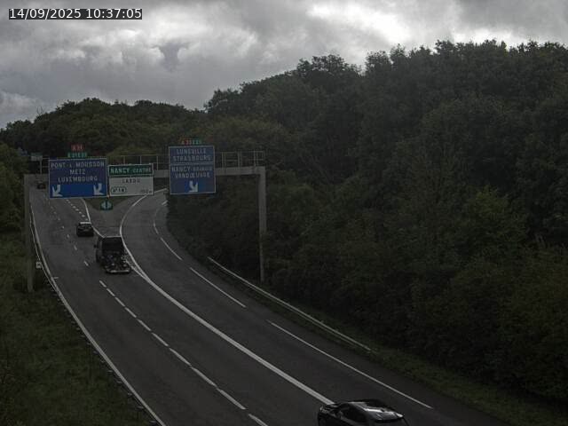 <h2>Caméra autoroute France - Biffurcation A31/A33, Laxou direction Nancy</h2>