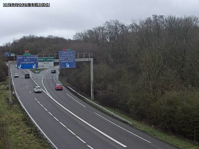 Caméra autoroute France - Biffurcation A31/A33, Laxou direction Nancy