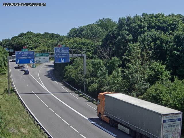 Caméra autoroute France - Biffurcation A31/A33, Laxou direction Nancy