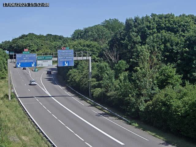 <h2>Caméra autoroute France - Biffurcation A31/A33, Laxou direction Nancy</h2>