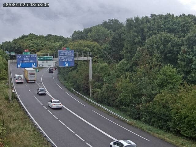 <h2>Caméra autoroute France - Biffurcation A31/A33, Laxou direction Nancy</h2>