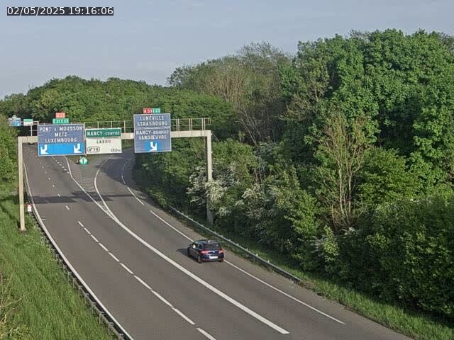 Caméra autoroute France - Biffurcation A31/A33, Laxou direction Nancy
