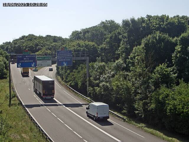 Caméra autoroute France - Biffurcation A31/A33, Laxou direction Nancy