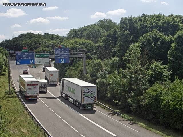 Caméra autoroute France - Biffurcation A31/A33, Laxou direction Nancy