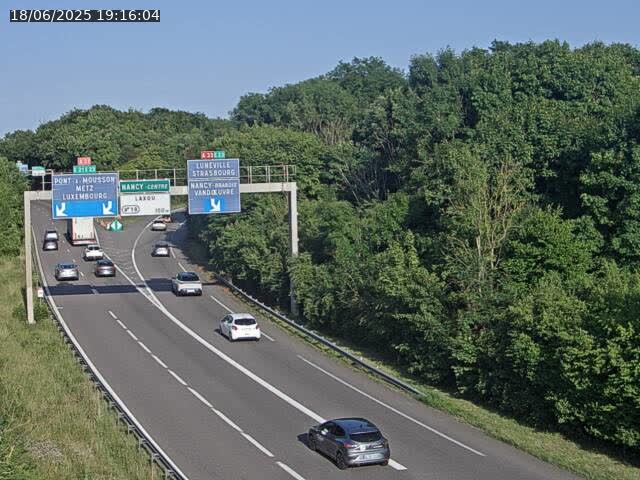 Caméra autoroute France - Biffurcation A31/A33, Laxou direction Nancy