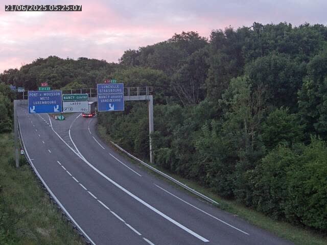Caméra autoroute France - Biffurcation A31/A33, Laxou direction Nancy