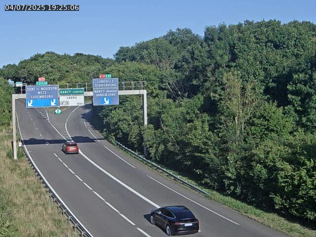 Caméra autoroute France - Biffurcation A31/A33, Laxou direction Nancy