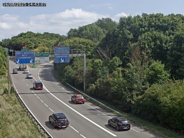 Caméra autoroute France - Biffurcation A31/A33, Laxou direction Nancy