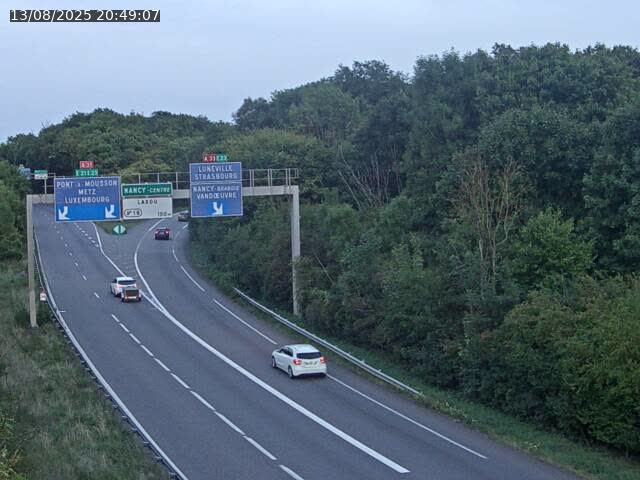 Caméra autoroute France - Biffurcation A31/A33, Laxou direction Nancy