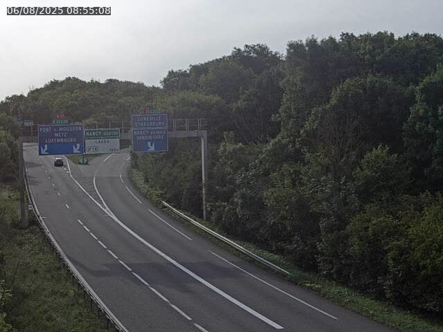 Caméra autoroute France - Biffurcation A31/A33, Laxou direction Nancy