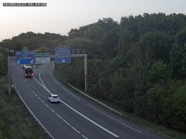 Caméra autoroute France - Biffurcation A31/A33, Laxou direction Nancy