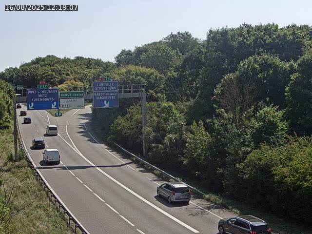 Caméra autoroute France - Biffurcation A31/A33, Laxou direction Nancy