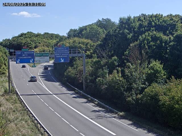 Caméra autoroute France - Biffurcation A31/A33, Laxou direction Nancy