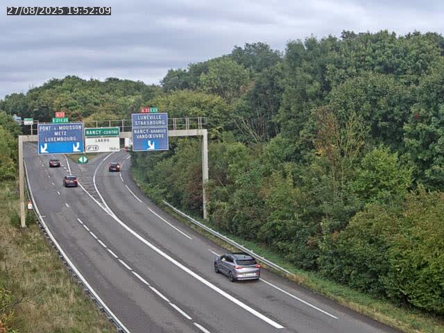 Caméra autoroute France - Biffurcation A31/A33, Laxou direction Nancy