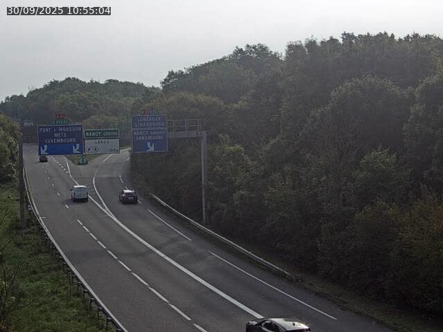 Caméra autoroute France - Biffurcation A31/A33, Laxou direction Nancy