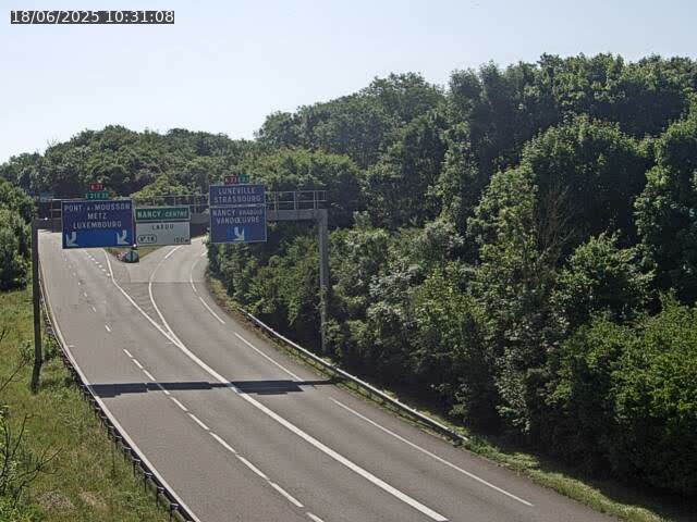 Caméra autoroute France - Biffurcation A31/A33, Laxou direction Nancy