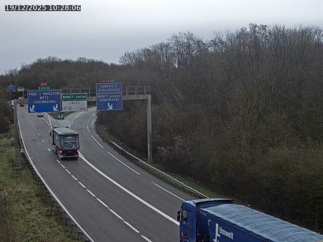 Caméra autoroute France - Biffurcation A31/A33, Laxou direction Nancy