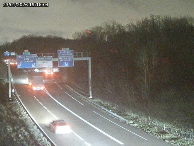 <h2>Caméra autoroute France - Biffurcation A31/A33, Laxou direction Nancy</h2>