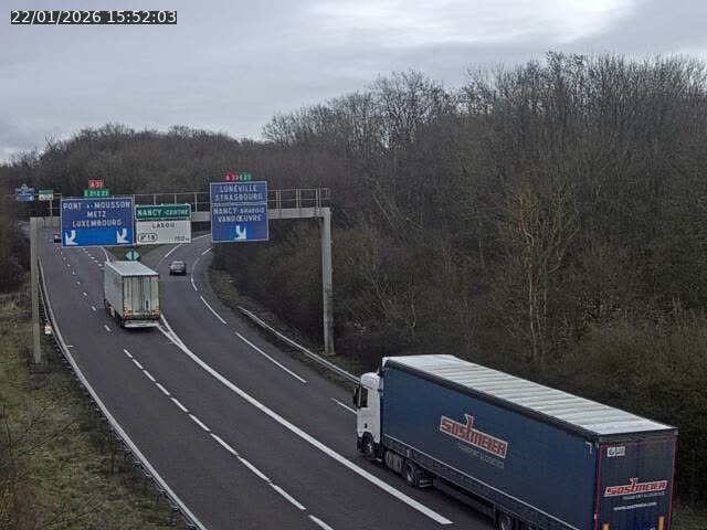 <h2>Caméra autoroute France - Biffurcation A31/A33, Laxou direction Nancy</h2>