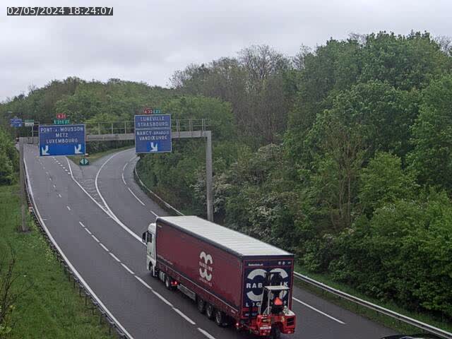 Caméra autoroute France - Biffurcation A31/A33, Laxou direction Nancy