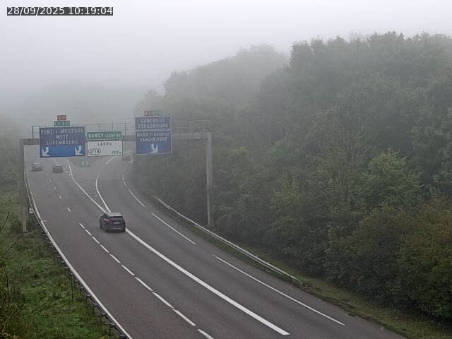 Caméra autoroute France - Biffurcation A31/A33, Laxou direction Nancy