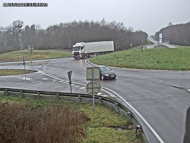 <h2>Caméra sur la N57 à la jonction avec la D64 à Saint-Sauveur, à proximité de Luxeuil-les-Bains</h2>