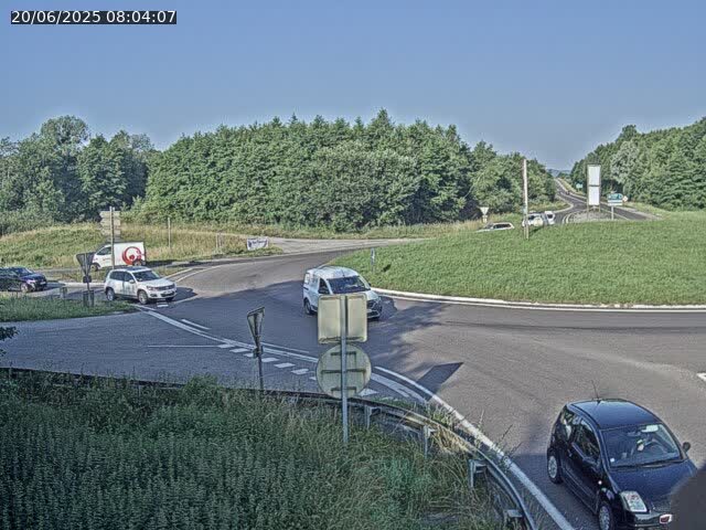 <h2>Caméra sur la N57 à la jonction avec la D64 à Saint-Sauveur, à proximité de Luxeuil-les-Bains</h2>