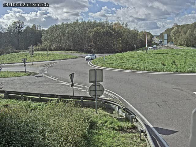 Caméra sur la N57 à la jonction avec la D64 à Saint-Sauveur, à proximité de Luxeuil-les-Bains