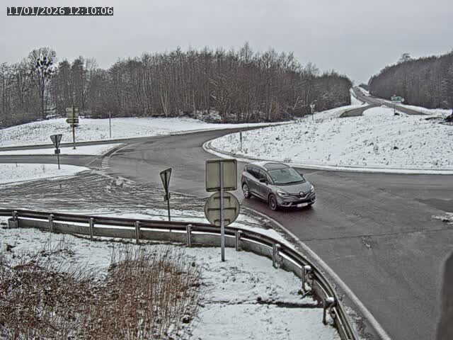 Caméra sur la N57 à la jonction avec la D64 à Saint-Sauveur, à proximité de Luxeuil-les-Bains