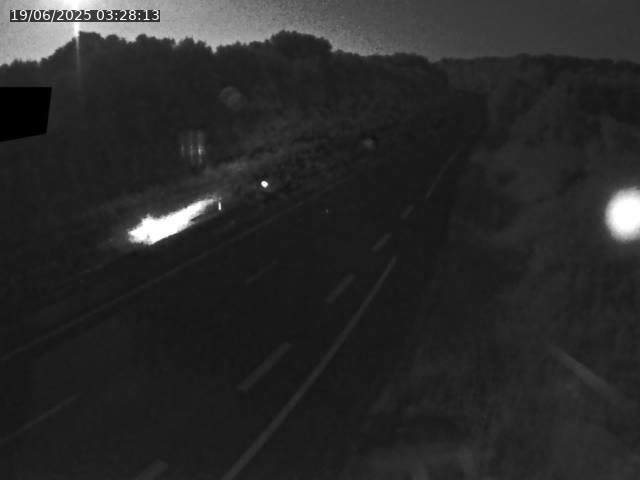 Webcam sur la N19 à Lyoffans. Vue orientée vers Vesoul