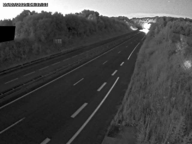 Webcam sur la D438, à proximité du début de la N19 près de Lure, à Lyoffans