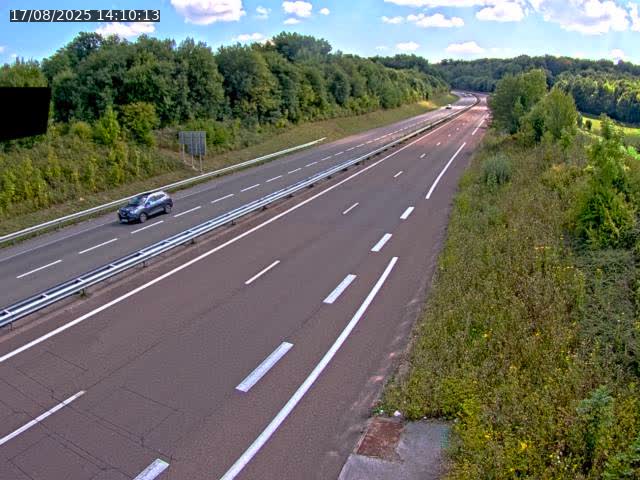 Webcam sur la D438, à proximité du début de la N19 près de Lure, à Lyoffans