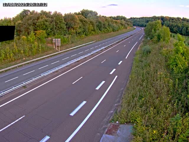 Webcam sur la D438, à proximité du début de la N19 près de Lure, à Lyoffans