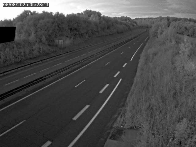 Webcam sur la N19 à Lyoffans. Vue orientée vers Vesoul
