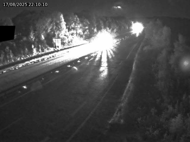 Webcam sur la N19 à Lyoffans. Vue orientée vers Vesoul