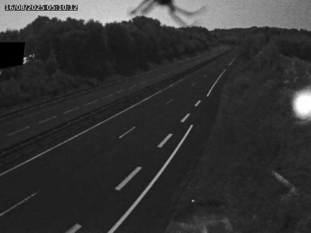 Webcam sur la N19 à Lyoffans. Vue orientée vers Vesoul