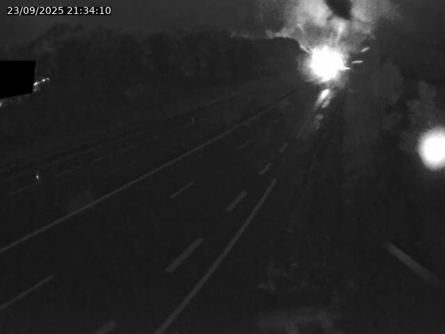Webcam sur la N19 à Lyoffans. Vue orientée vers Vesoul
