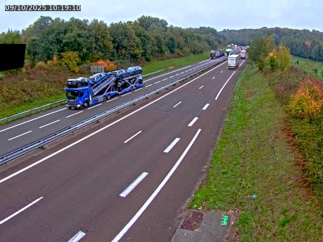 Webcam sur la N19 à Lyoffans. Vue orientée vers Vesoul