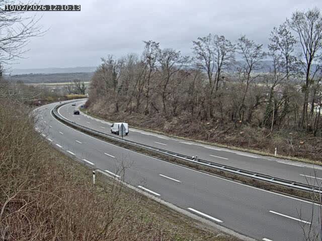 Caméra autoroute France - N57, Mamirolle direction Besançon