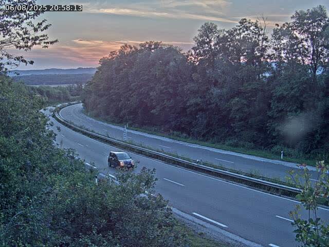 Caméra autoroute France - N57, Mamirolle direction Besançon
