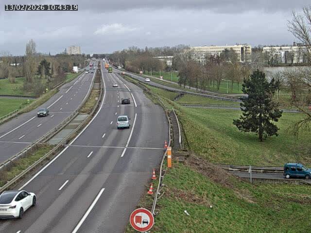 <h2>Caméra autoroute France - A31, Metz-centre direction Thionville</h2>