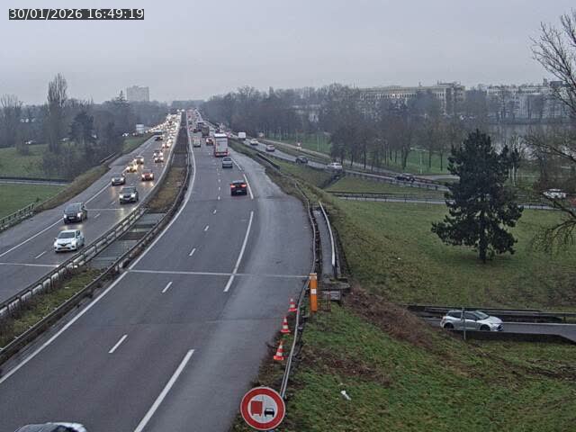 <h2>Caméra autoroute France - A31, Metz-centre direction Thionville</h2>