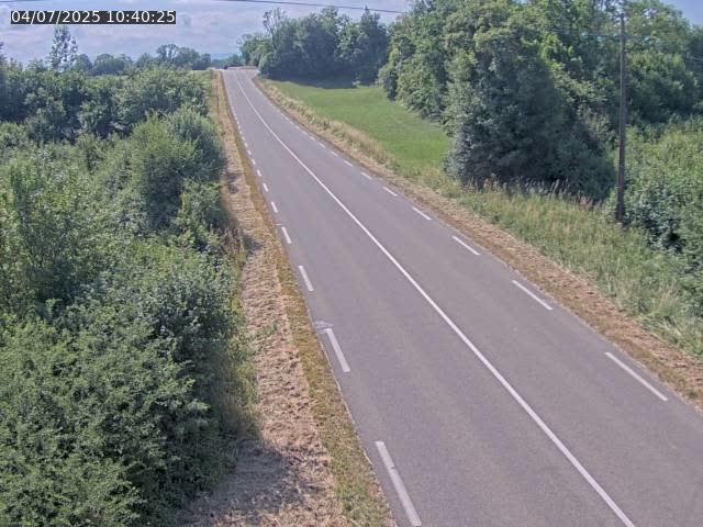 Webcam sur la Nationale 5 à Montrond, entre Champagnole et Barretaine