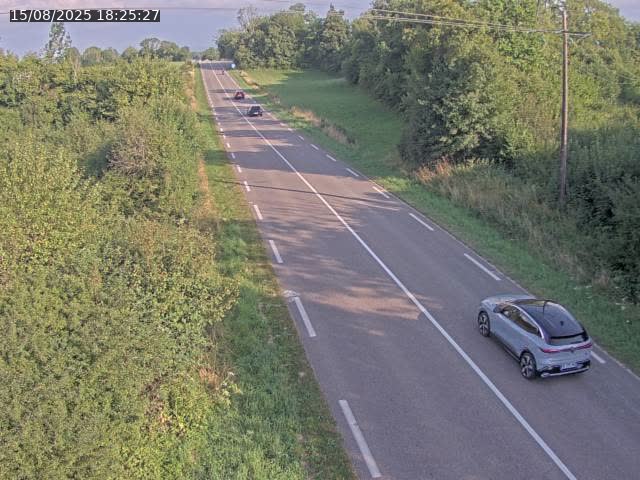 Webcam sur la Nationale 5 à Montrond, entre Champagnole et Barretaine