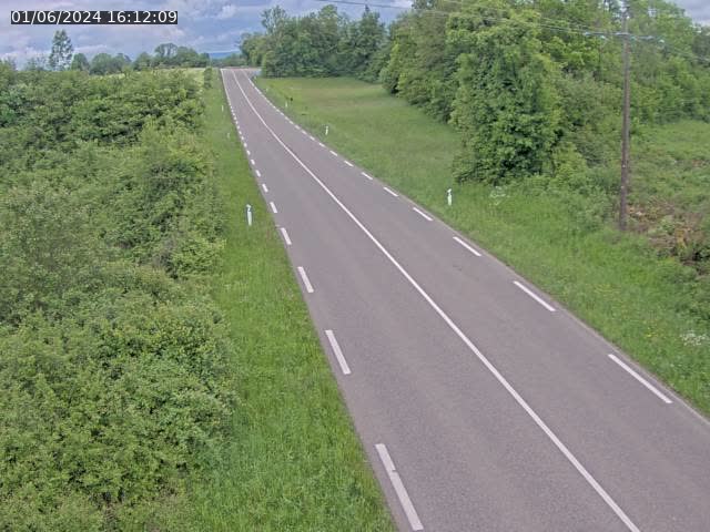 Webcam sur la Nationale 5 à Montrond, entre Champagnole et Barretaine
