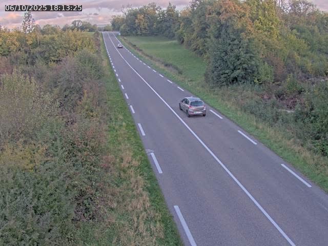 Webcam sur la Nationale 5 à Montrond, entre Champagnole et Barretaine