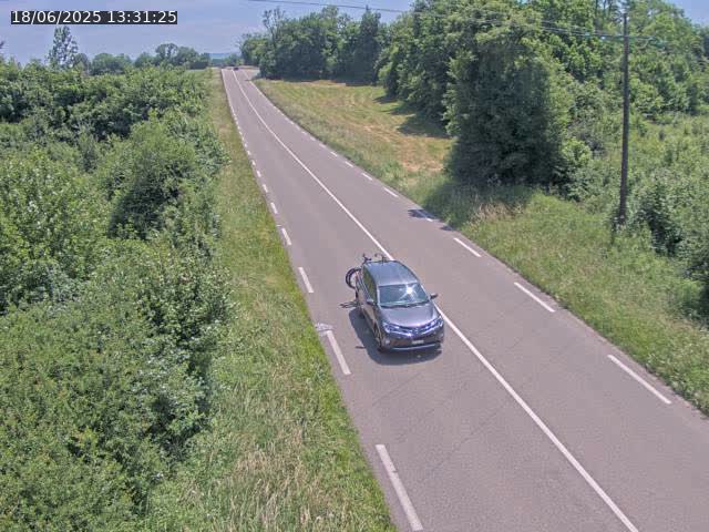 Webcam sur la Nationale 5 à Montrond, entre Champagnole et Barretaine