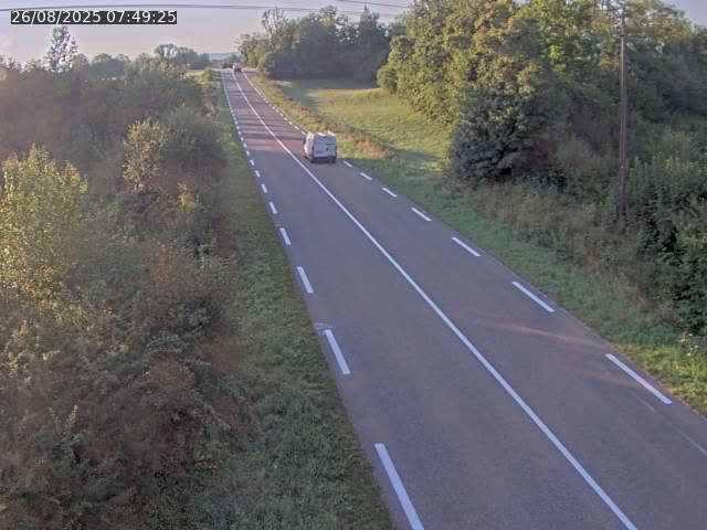 <h2>Webcam sur la Nationale 5 à Montrond, entre Champagnole et Barretaine</h2>