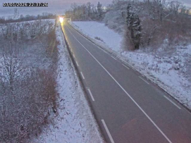 Webcam sur la Nationale 5 à Montrond, entre Champagnole et Barretaine