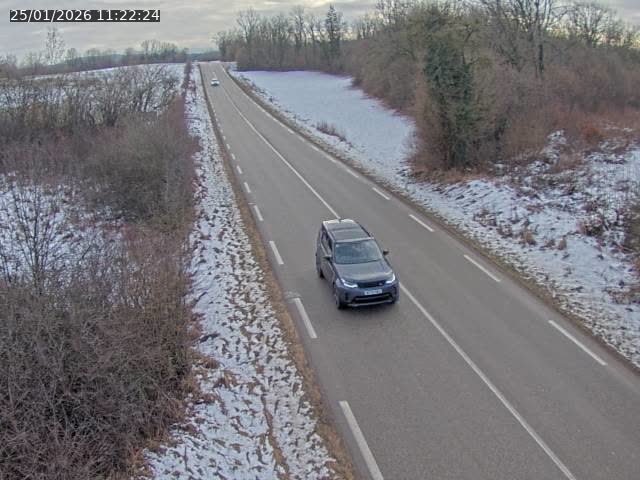 Webcam sur la Nationale 5 à Montrond, entre Champagnole et Barretaine